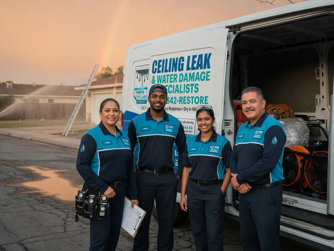 Ceiling Leak Cleanup company in Dike, TX